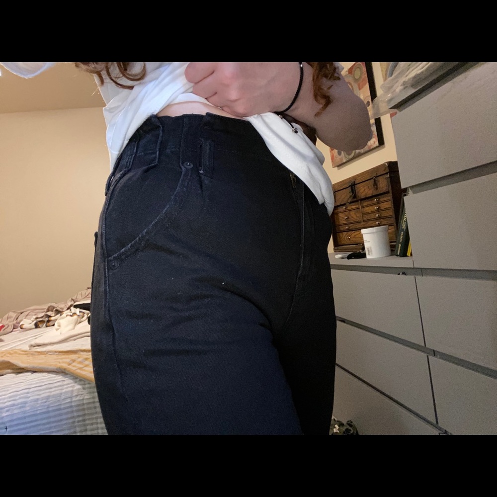 Black Mom Jeans